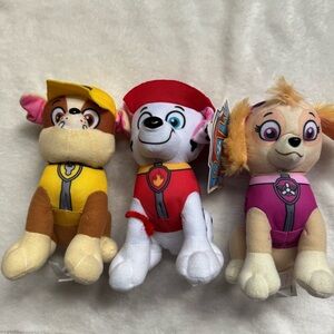 Nickelodeon Paw Patrol Plush Marshall Skye Rubble